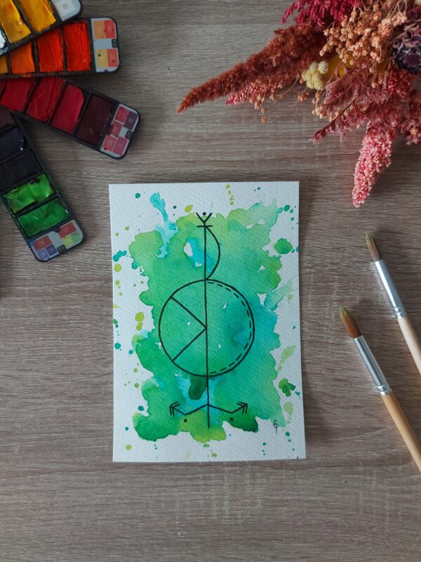 Sigil d'intention Je suis en paix avec moi-même