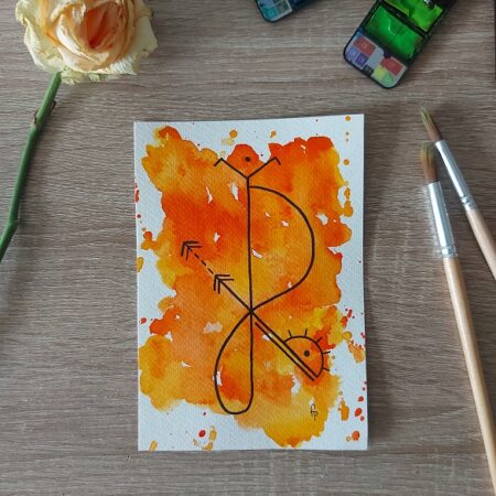Sigil d'intention "Je vis dans l'instant présent"