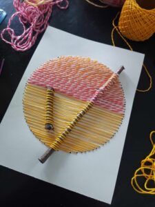 tissage feuille