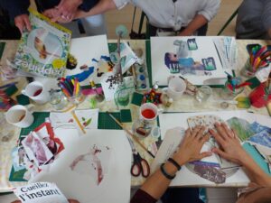 accompagnement collectif en mediation artistique