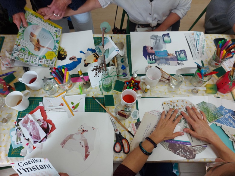 accompagnement collectif en mediation artistique