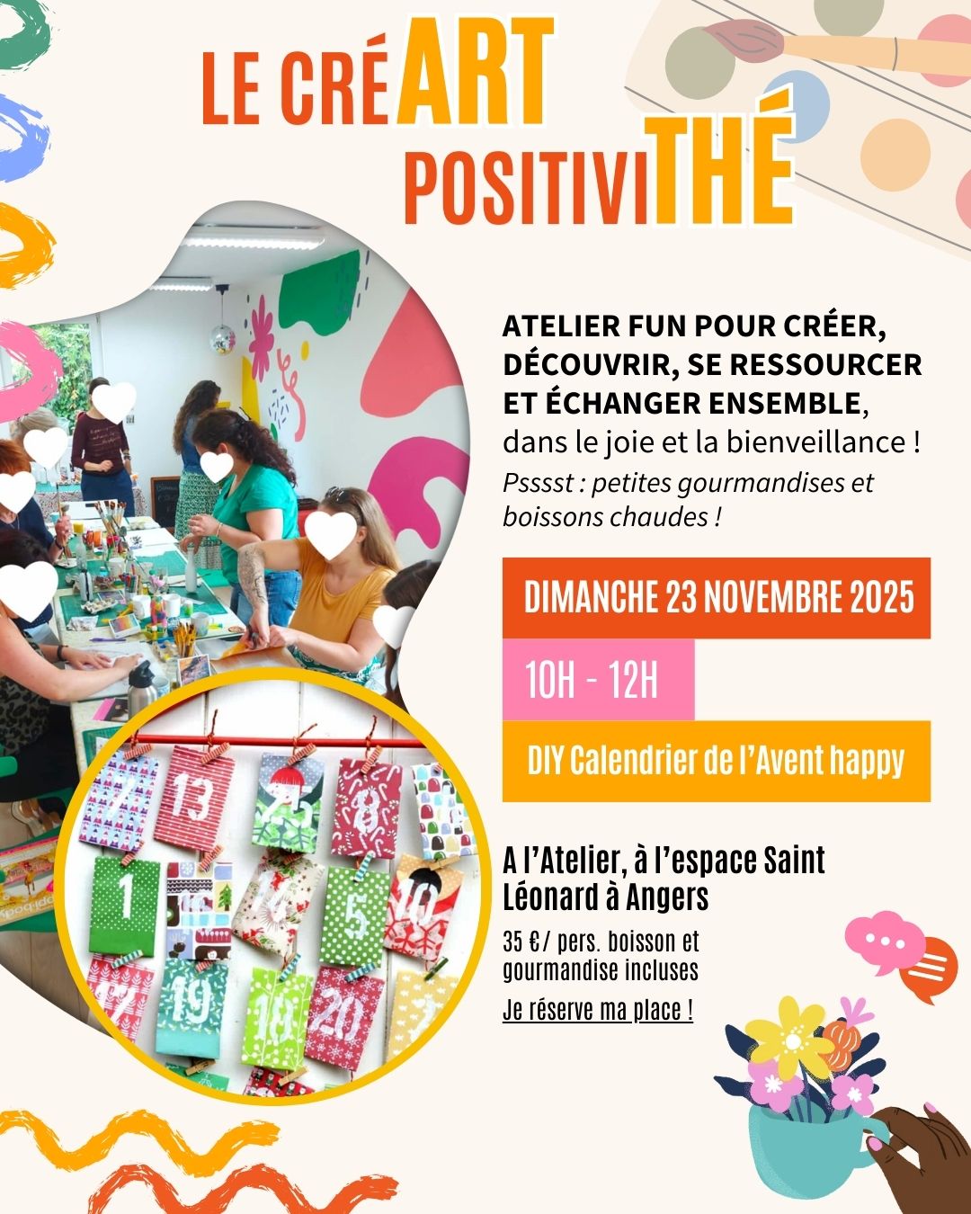 Atelier DIY Calendrier de l'Avent Happy