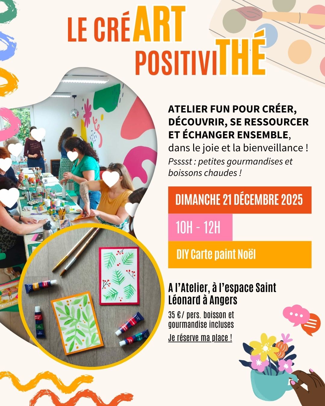 Atelier DIY Carte Paint de Noël