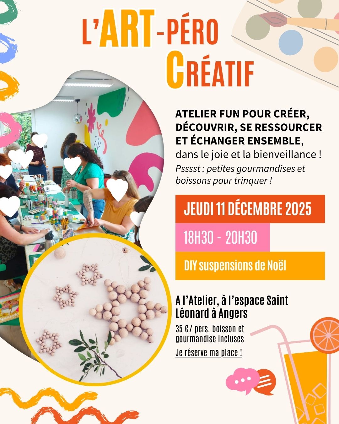 Atelier DIY Suspension de Noël