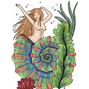 Murmure aquatique - Carte A6