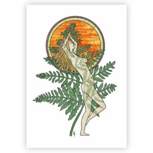 Sève ancestrale, illustration symbolique pour retrouver ses racines, se reconnecter à sa force intérieure et nourrir son lien au vivant