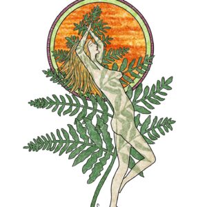 Femme fougère - Carte A6