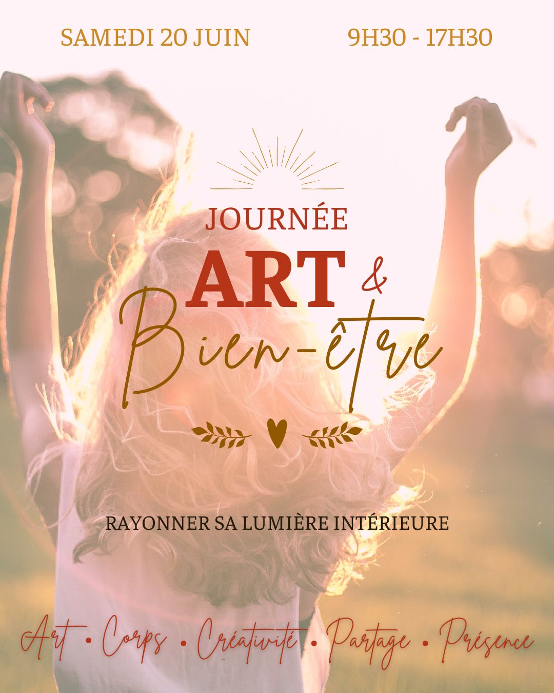 journée art et bien-être sur Les Ponts de Cé près Angers (Maine et Loire)