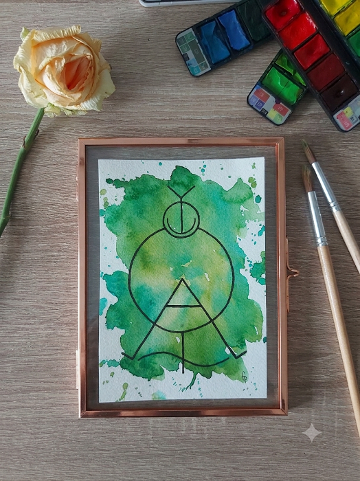 Sigil  d'intention J'ai de la gratitude pour la vie que je mène