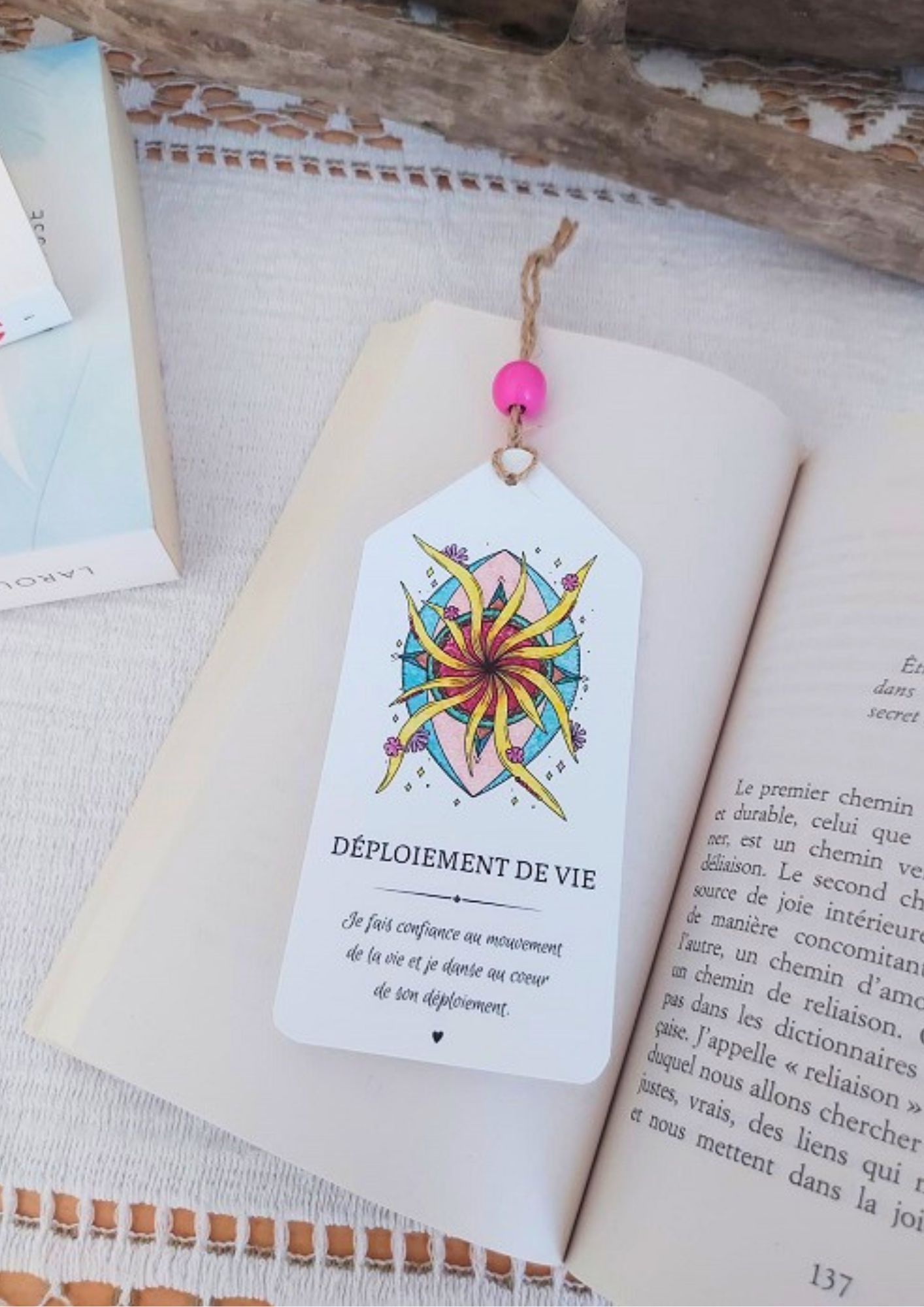 déploiement de vie marque page illustré