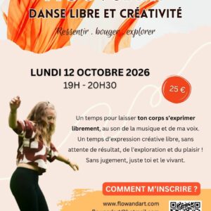 Mouv&art, atelier de danse libre et expression créative, angers,12 octobre