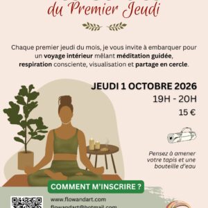 Cercle mensuel du 1er Jeudi - cercle méditation et relaxation - Angers - 1er octobre 2026