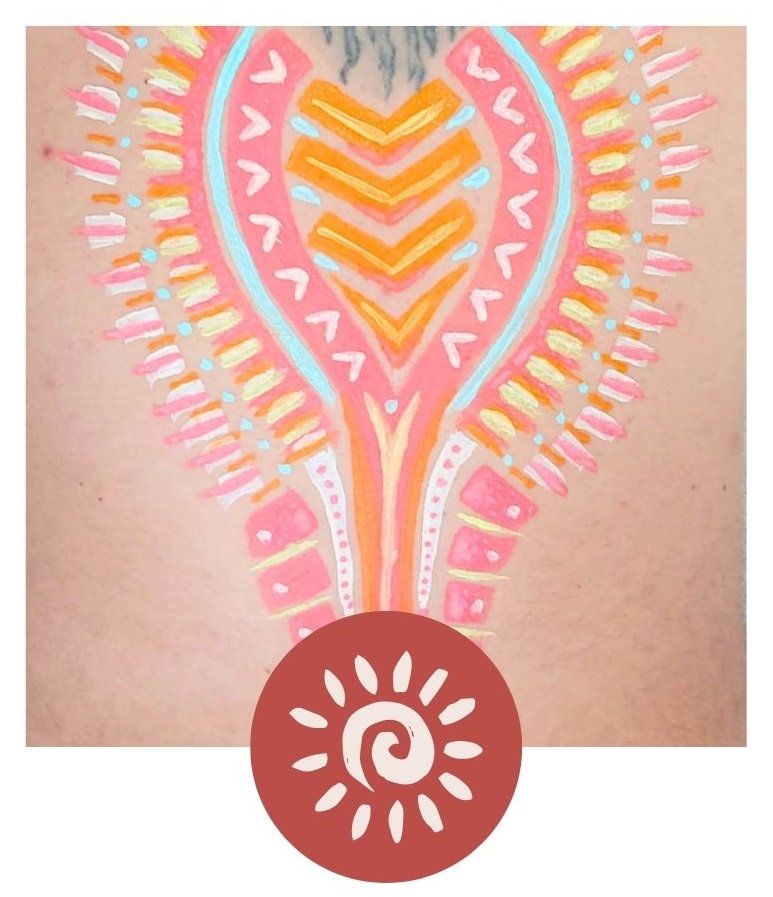 Massage intuitif angers - rituel de peinture corporelle Massage intuitif angers - rituel de peinture corporelle