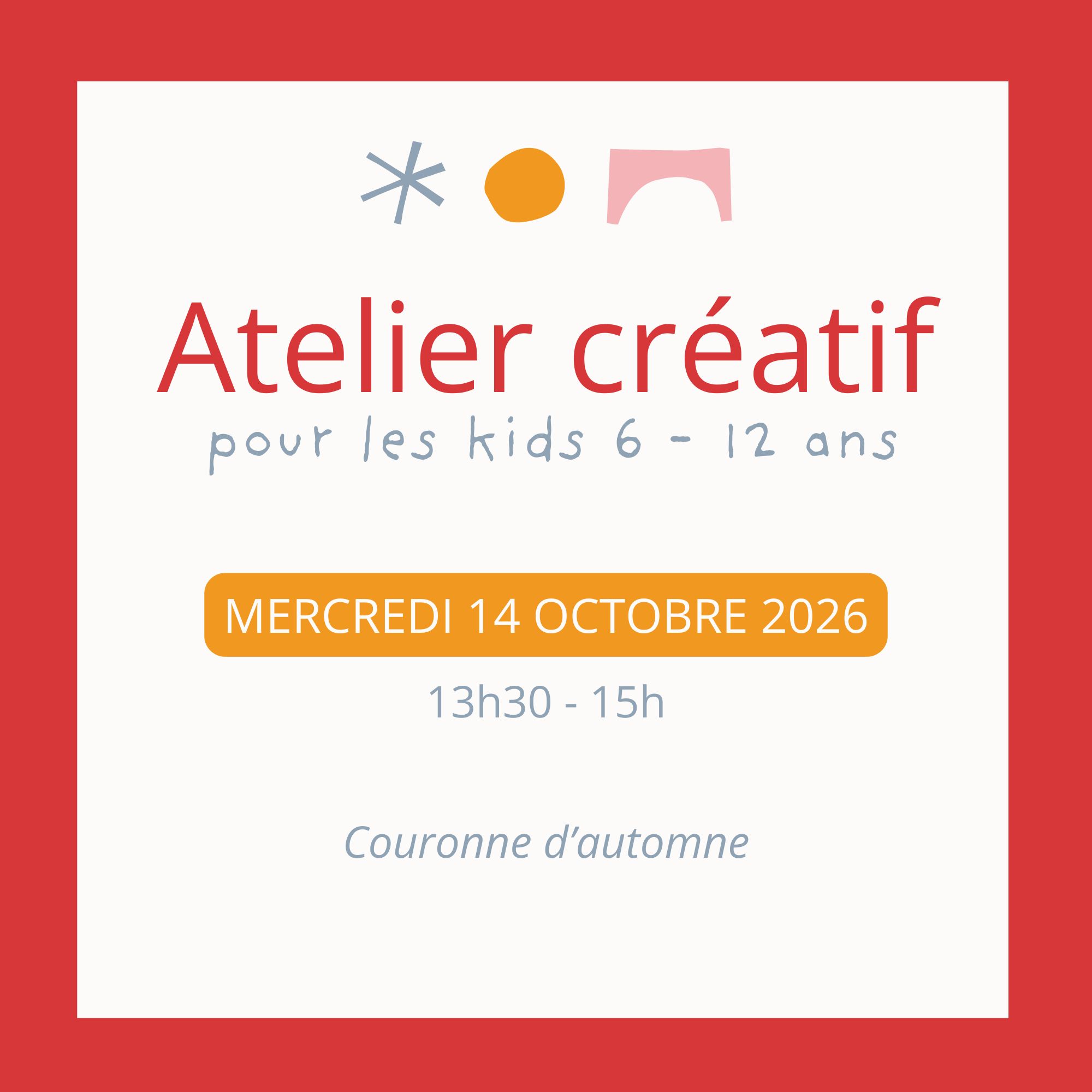Atelier créatifs enfants Les Ponts de Cé près d'Angers