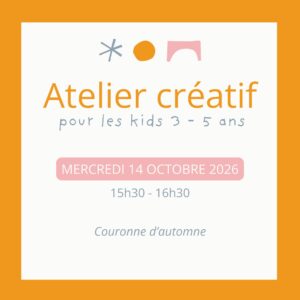 Atelier créatifs enfants Les Ponts de Cé près d'Angers