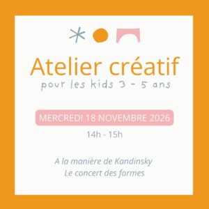 Atelier créatifs enfants Les Ponts de Cé près d'Angers